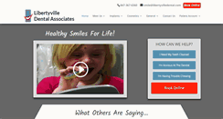 Desktop Screenshot of libertyvilledental.com